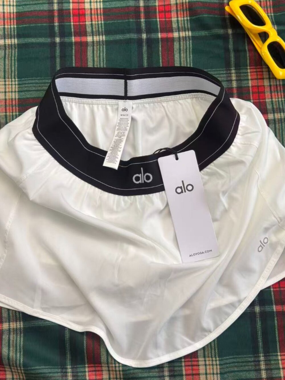 NWT ALO Yoga🏌️♀️Women’s Tennis Skirt White Athletic Skirt - Picture 3 of 7